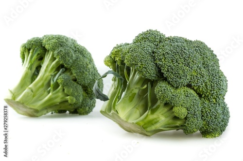Fresh Broccoli Isolated on White
