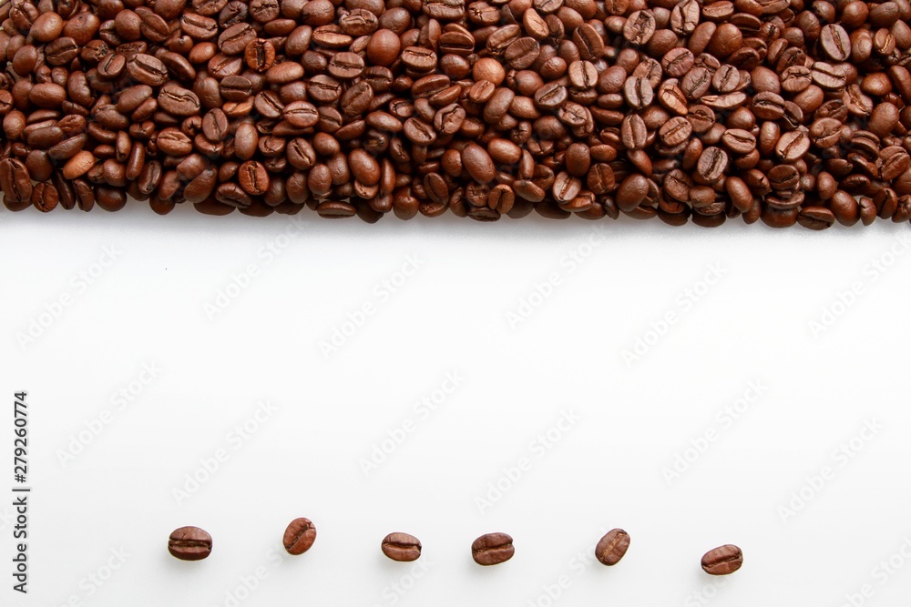 Obraz premium Coffee beans - background