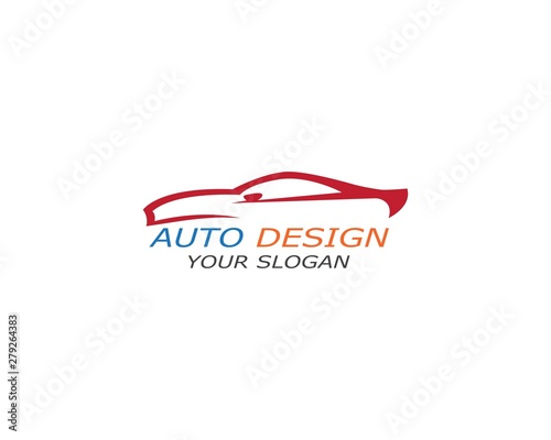 Auto car Logo Template vector icon