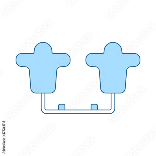 American Football Tackling Sled Icon