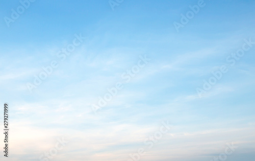 Fototapeta Naklejka Na Ścianę i Meble -  Air clouds in the blue sky background