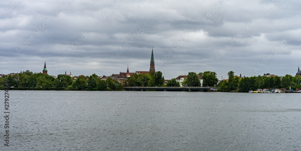 Schwerin Panorama mit Ziegelsee