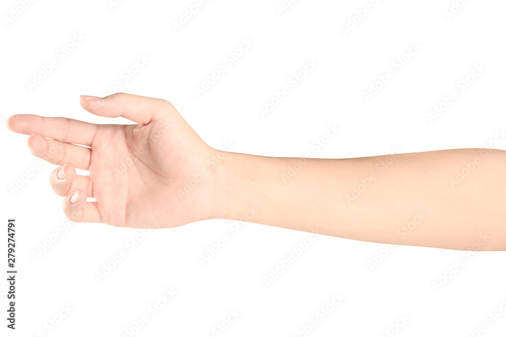 hand holding something like a bottle or can hand holding something like a bottle or can