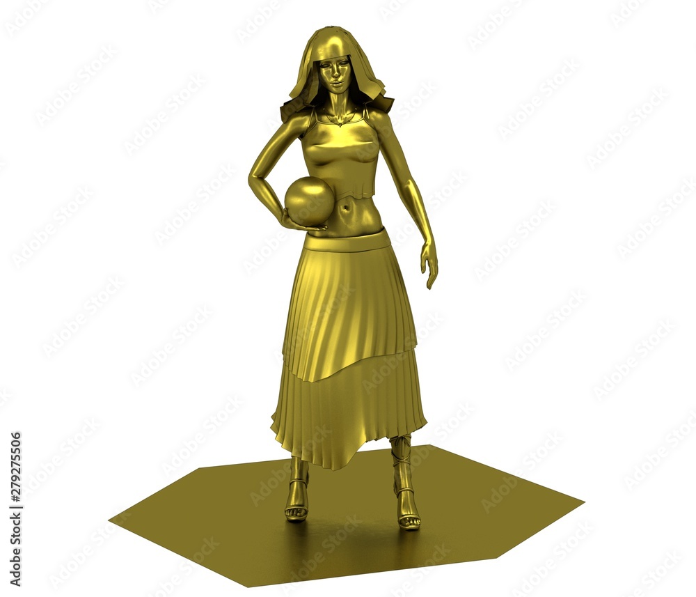 woman character, 3D illustration, sketch, outline woman character, 3D illustration, sketch, outline