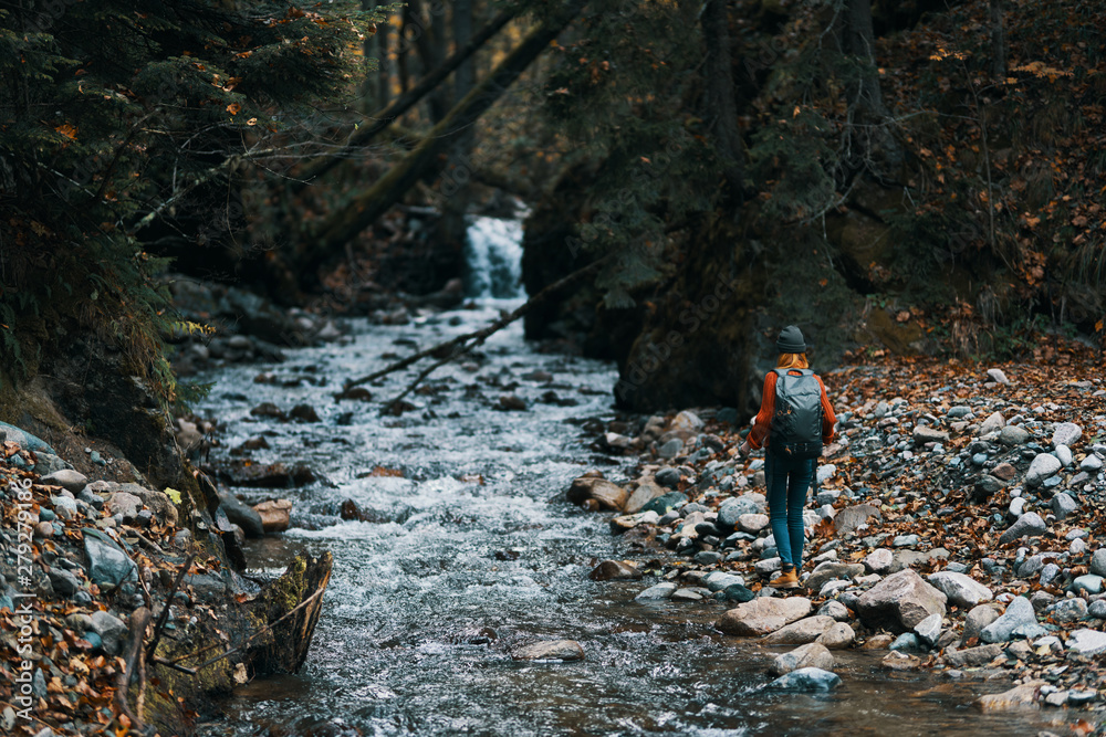 hiker in the mountains hiker in the mountains