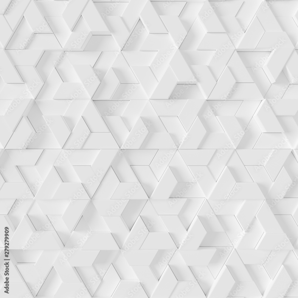 Fototapeta premium Abstract background of modern tile wall. 3D rendering.