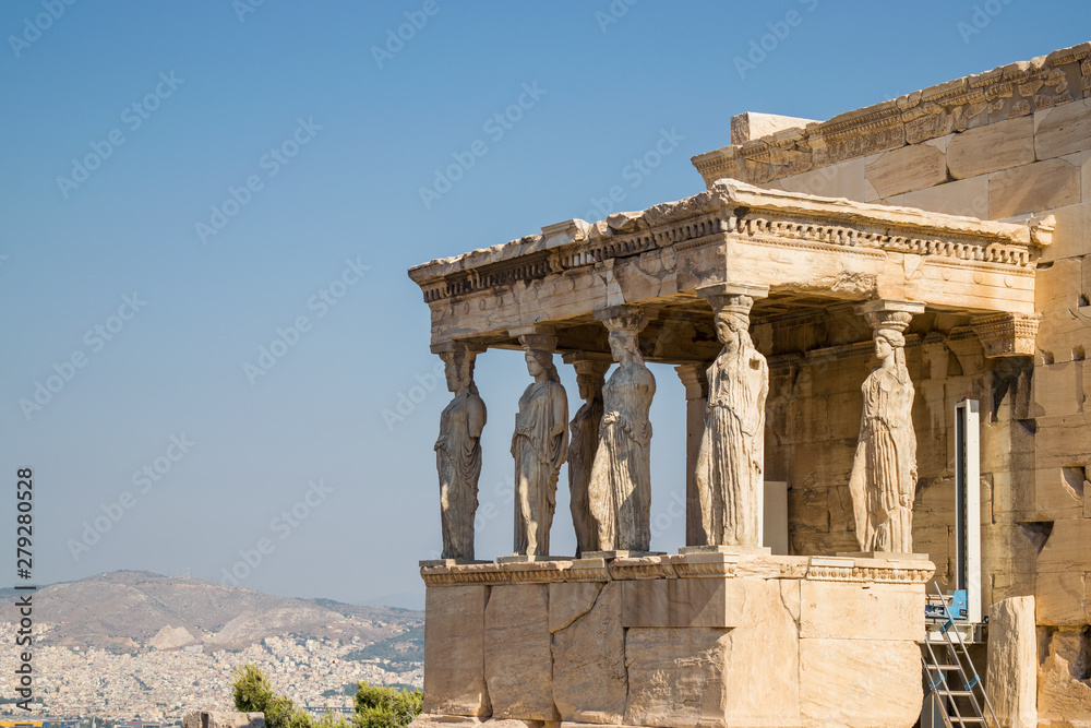 Obraz premium Erechtheion at the Acropolis Athens Greece