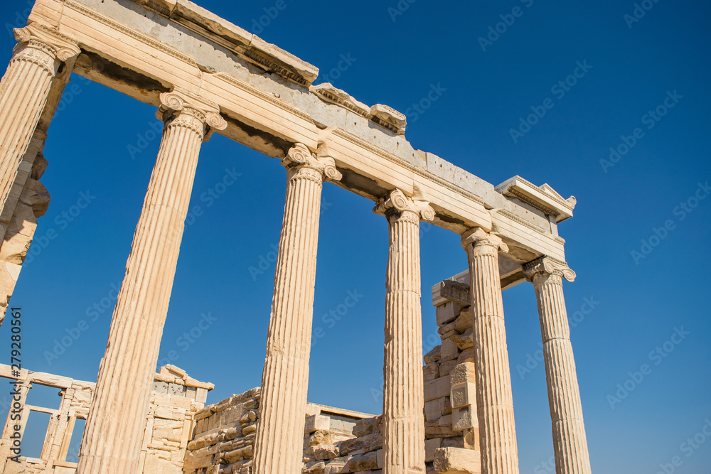 Erechtheion at the Acropolis Athens Greece