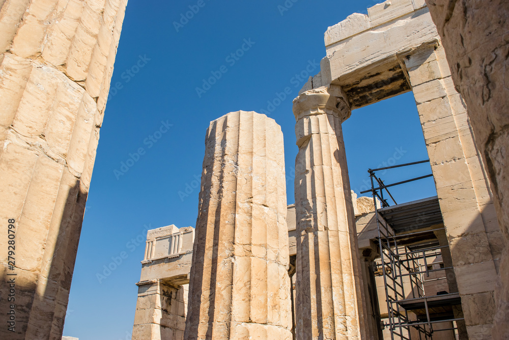Propyla of the Acropolis Athens Greece