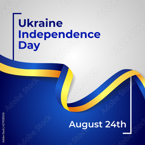 Happy Ukraine Independence Day Vector Design Template Illustration
