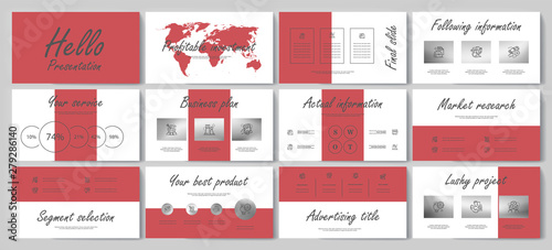 This template is the best as a business presentation, used in marketing and advertising, flyer and banner, the annual report