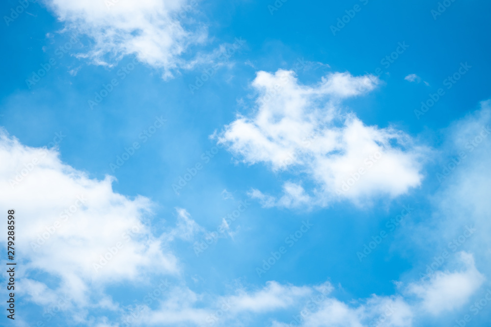 Obraz premium Beautiful blue sky clouds for background.