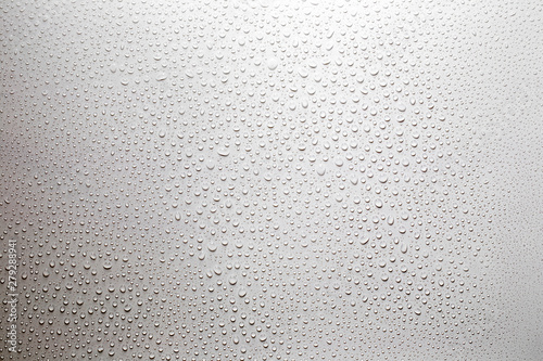Rain or Water drops on white background
