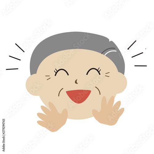 おじいさん_笑う