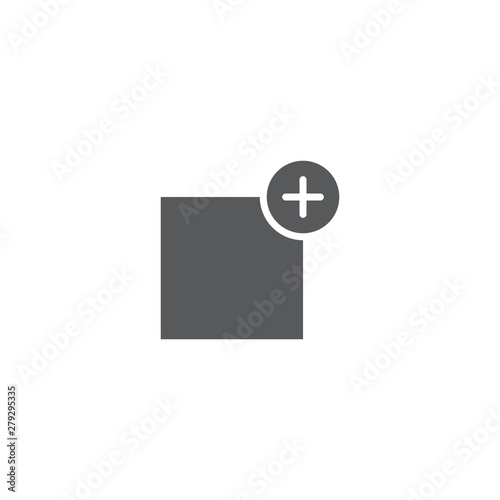 Free Download Add new vector icon isolated on white background - GFXLoad