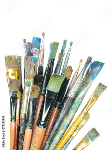 dirty brushes