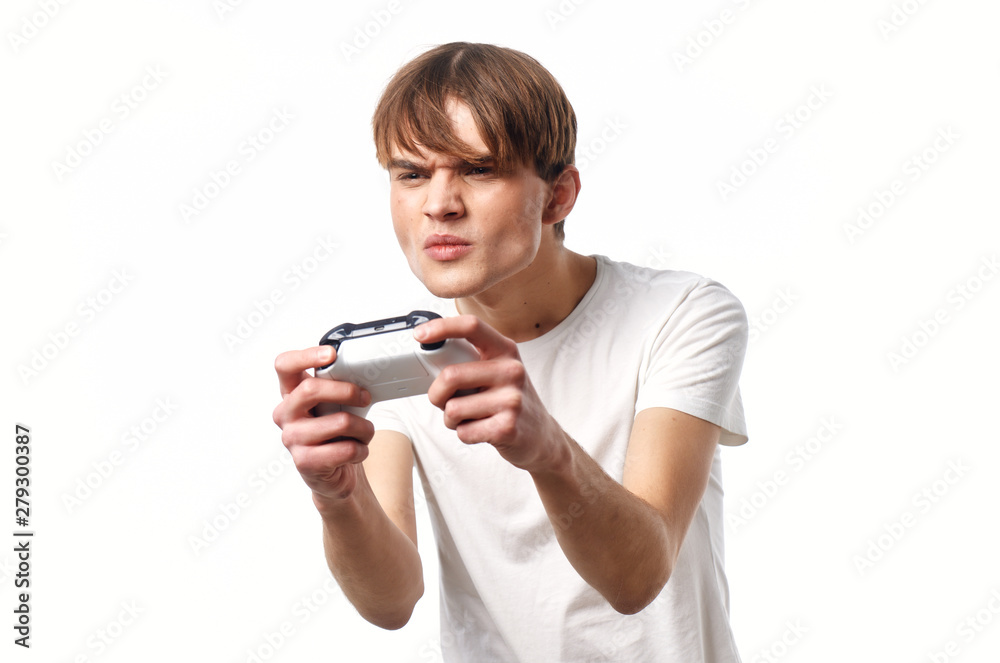 woman with gun isolated on white woman with gun isolated on white