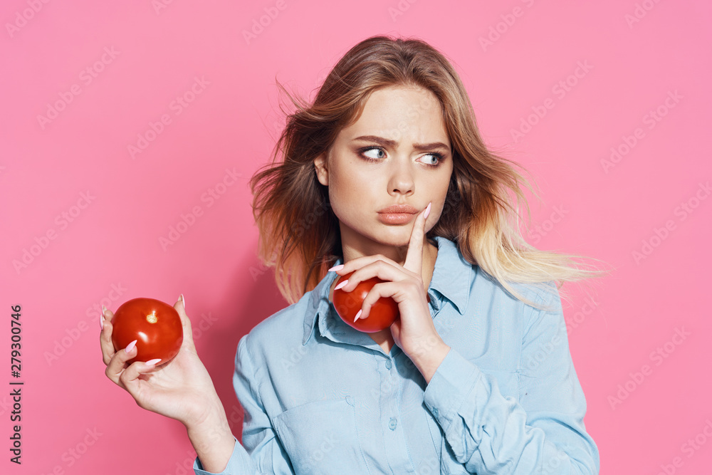 girl with apple girl with apple