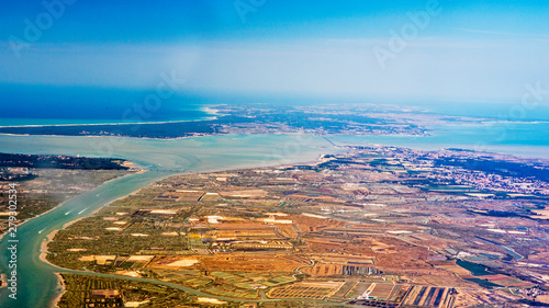 oleron island from aerial view