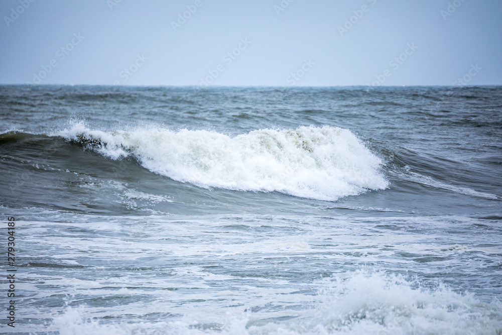 stormy ocean scenery background