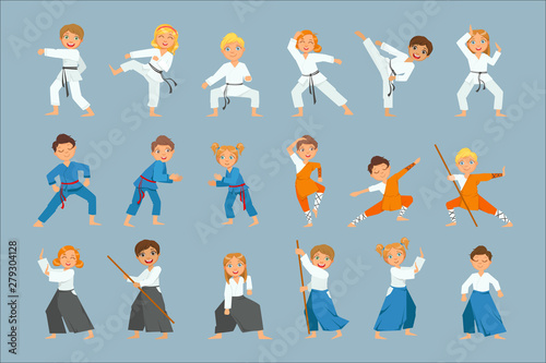 Kids On Martial Arts Training