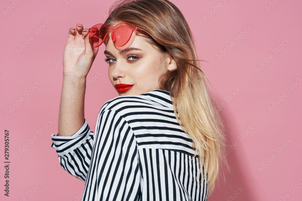 Fototapeta premium woman with glasses