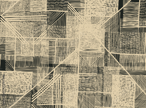 Drawing Halftone Textures. Hand Drawn Abstract Background. Vector Illustration