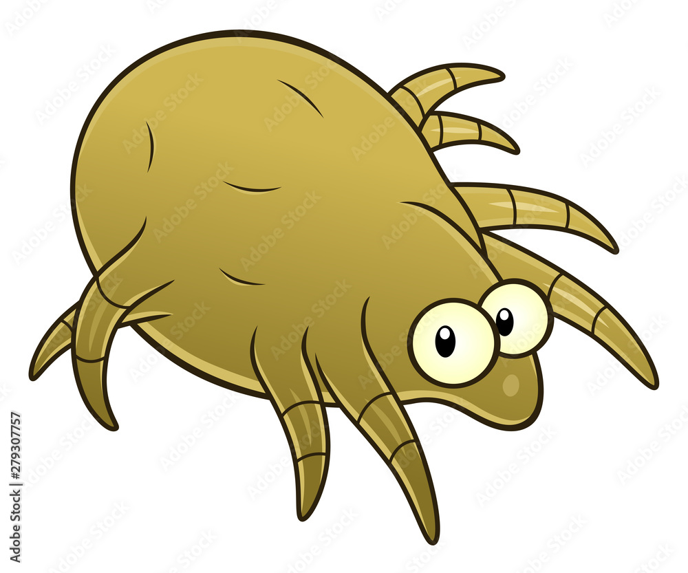 Cartoon dust mite Stock Vector Adobe Stock