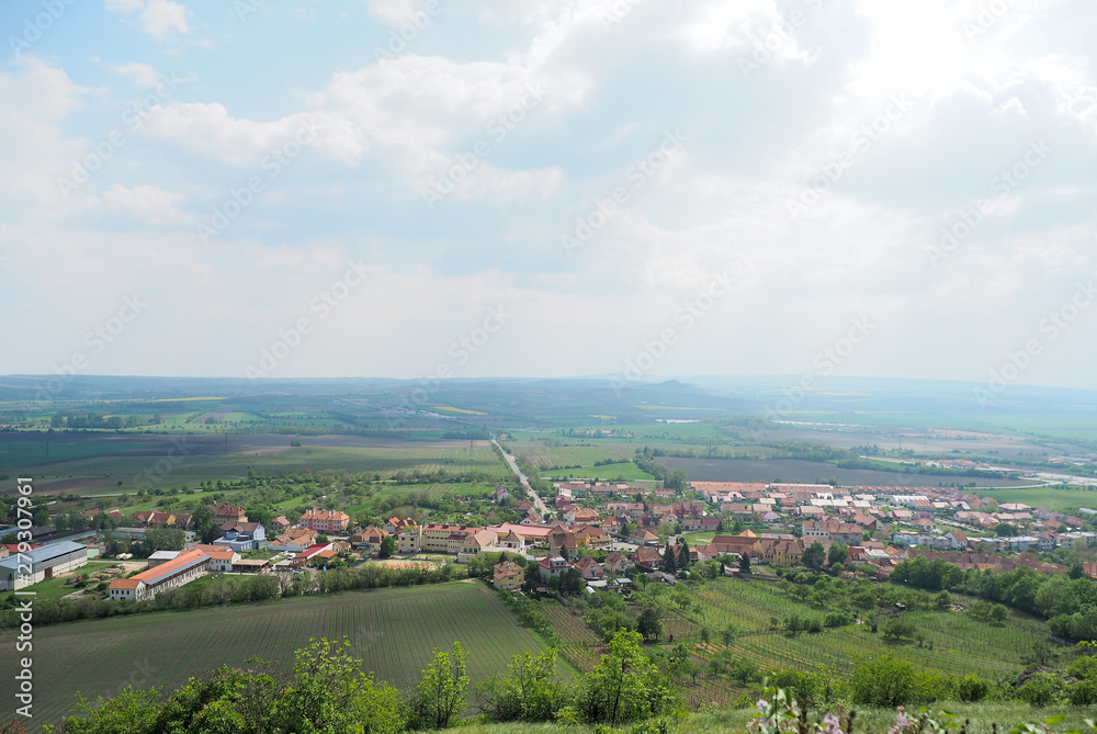 Fototapeta premium Czech Republic Mikulov Cross on Holy Hill
