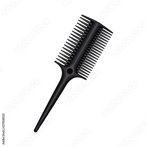 Cartoon black two side hairbrush