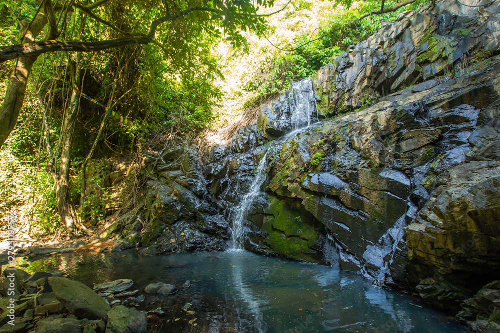 Ton Aow Yon Waterfall rich natural resources,in the forest,asia tropical areaat Island Phuket Thailand. Ton Aow Yon Waterfall rich natural resources,in the forest,asia tropical areaat Island Phuket Thailand.