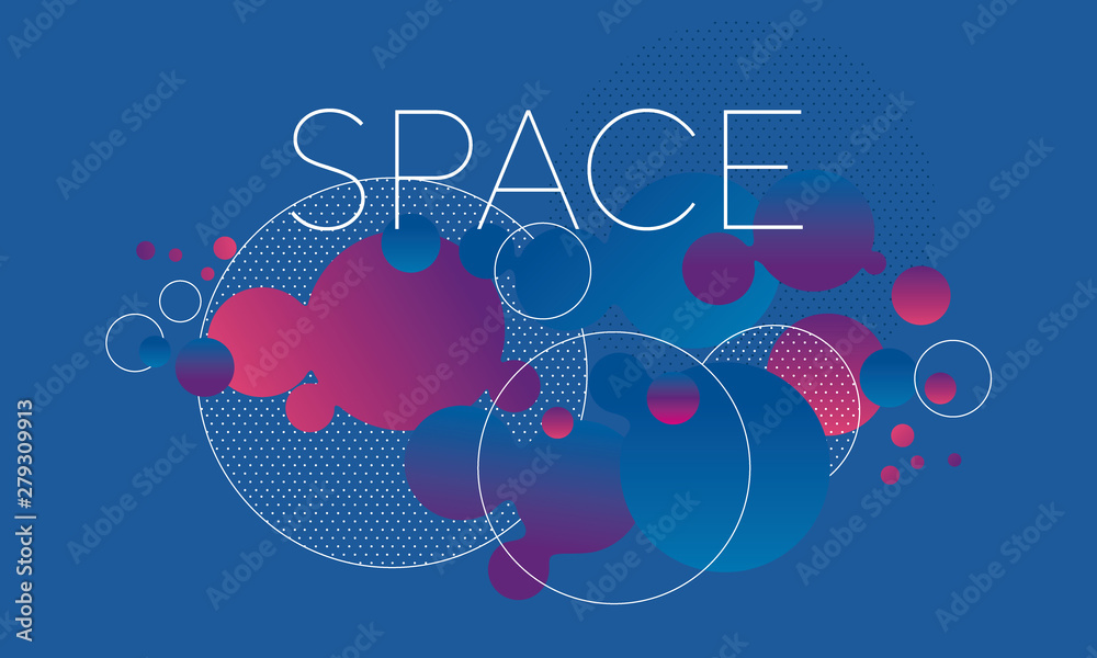 Fototapeta premium Geometric abstract element for header, poster, post