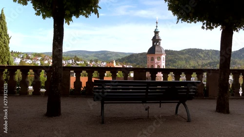 Baden Baden. Various beautiful views of the old town and surroundings