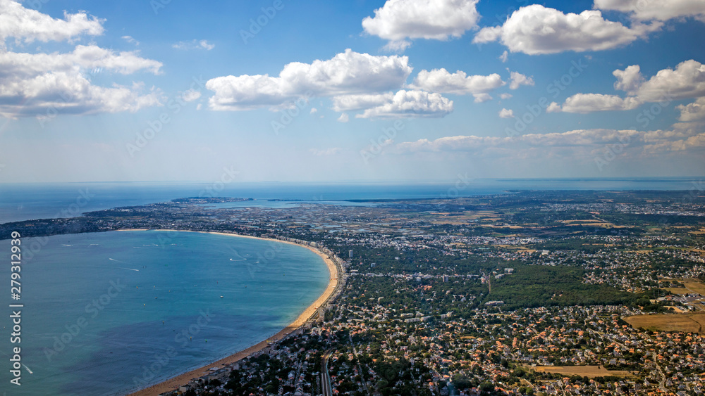 La baule and Noirmoutier aerial view