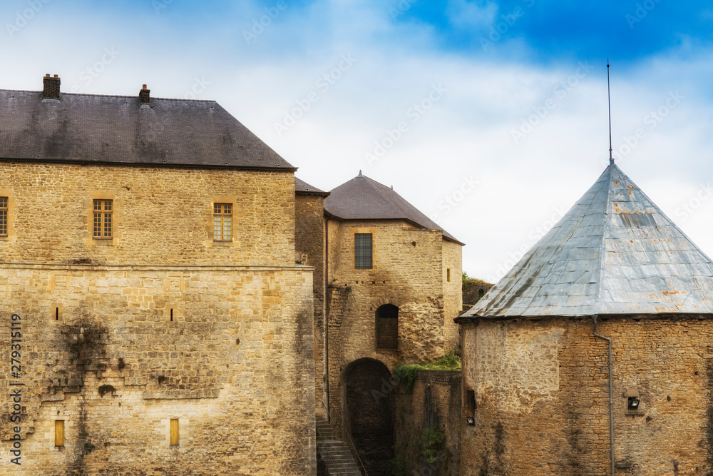 Medieval castle in Sedan. France