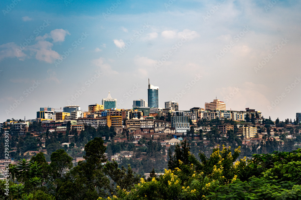 Kigali Skyline Ruwanda Ruanda Hauptstadt