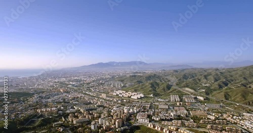 4K Aerial, Cityscape Malaga, Andalusia, Spain photo