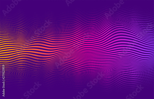 Abstract halftone gradient . Vector vibrant background, with blending colors and textures.