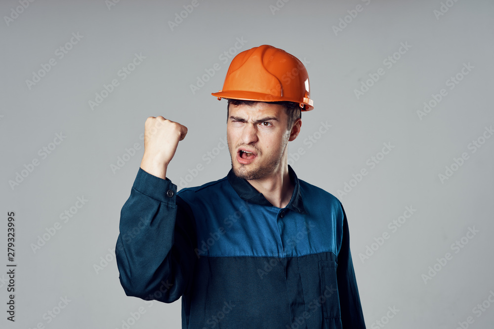 construction worker in helmet construction worker in helmet