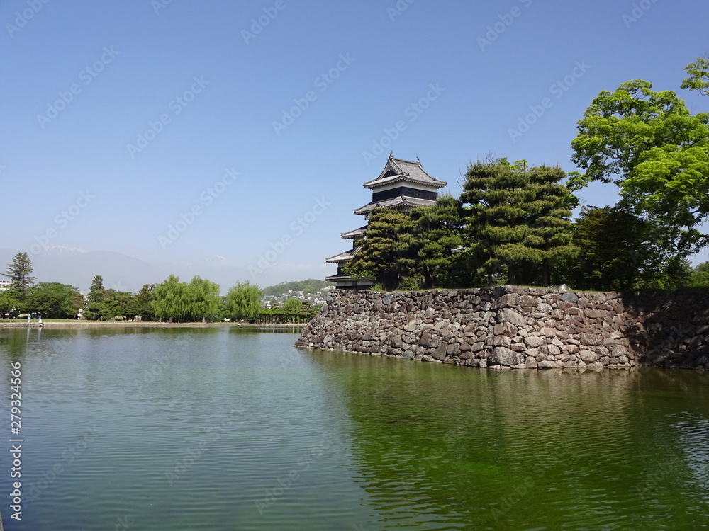 Matsumoto castle in Matsumoto city, Japan