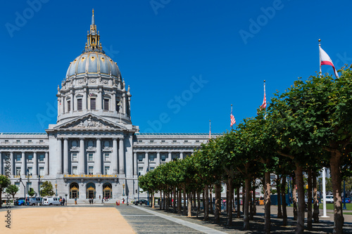 Fototapeta San Francisco City Hall Skyline