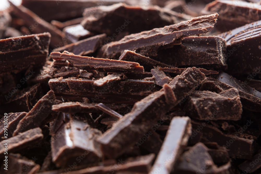 pieces of chocolate pieces of chocolate