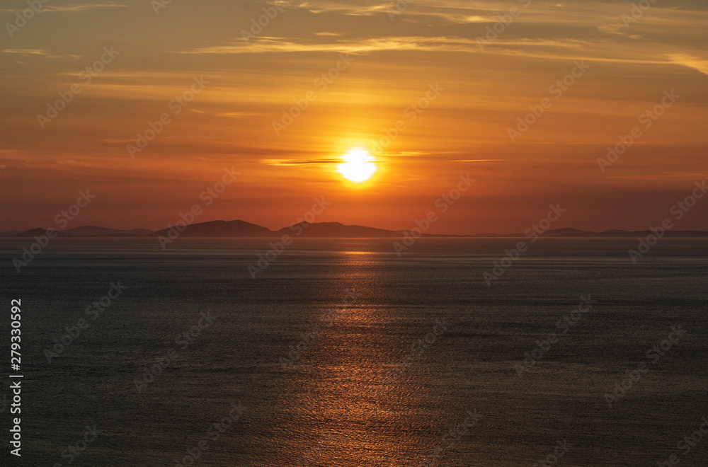 Sonnenuntergang am Neist Point Lighthouse
