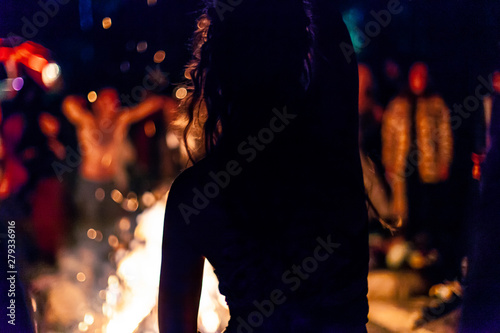 Canvas-taulu Fusion of cultural & modern music event