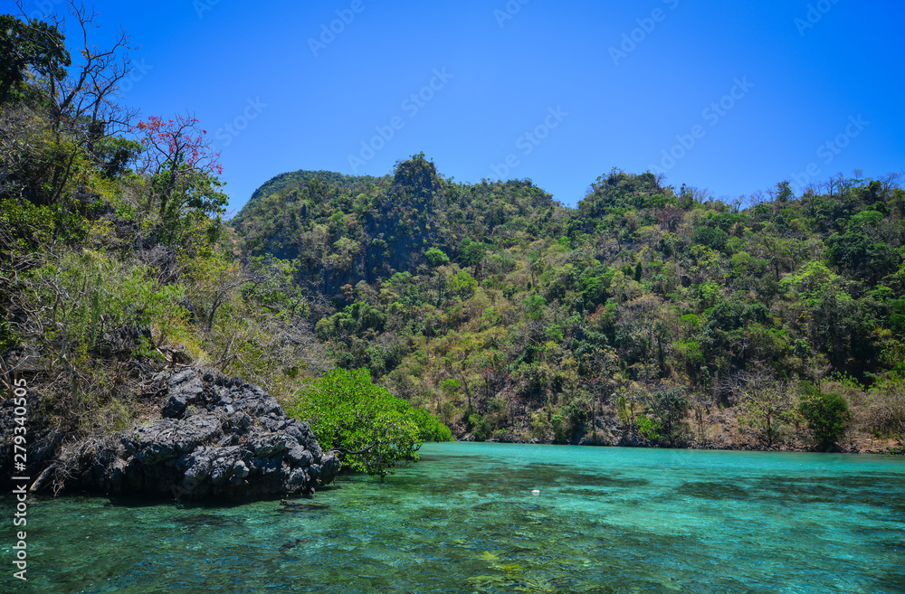 Landscape of tropical sea in summer