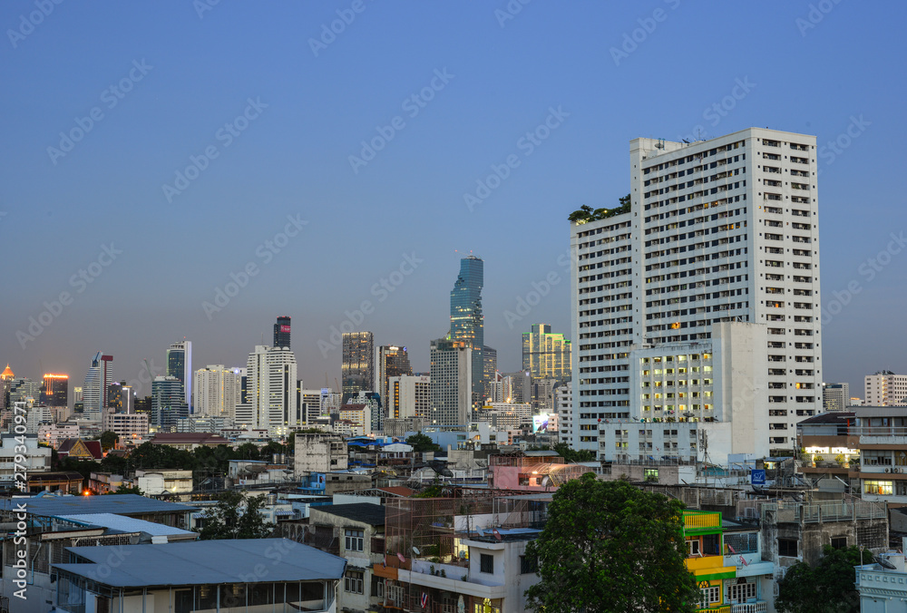 Cityscape of Bangkok, Thailand
