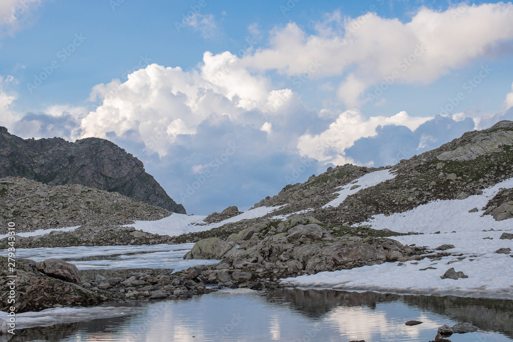 the Caucasus mountains Arkhyz in Sunny day the Caucasus mountains Arkhyz in Sunny day