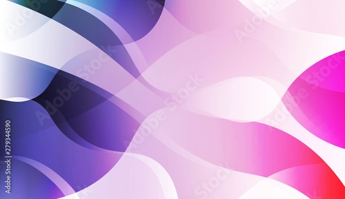 Blurred Decorative Design In Abstract Style With Wave, Curve Lines. For Elegant Pattern Cover Book. Vector Illustration