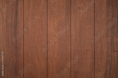 Texture of dark wood plank can be use for background. The dark wood background is on top view of natural wooden from the forest show texture of original wooden.