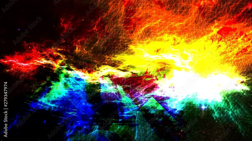 Harsh Vivid Color Nebula Supernova in Deep Space - 4K Seamless Loop Motion Background Animation Harsh Vivid Color Nebula Supernova in Deep Space - 4K Seamless Loop Motion Background Animation